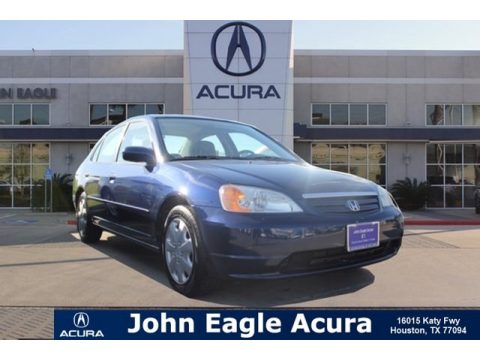 Eternal Blue Pearl Honda Civic EX Sedan.  Click to enlarge.