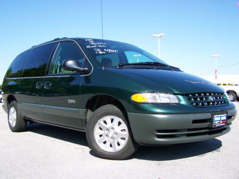 Forest Green Pearl Plymouth Grand Voyager Expresso.  Click to enlarge.