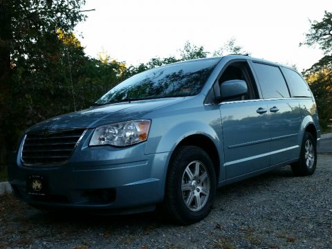 Clearwater Blue Pearlcoat Chrysler Town & Country Touring.  Click to enlarge.