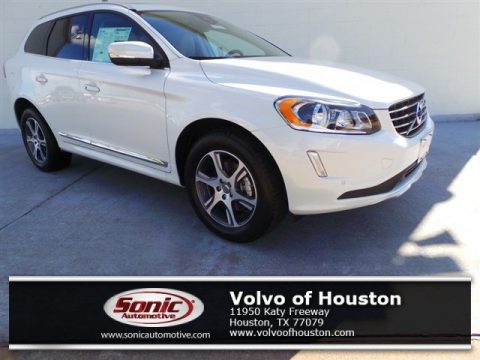 Crystal White Metallic Volvo XC60 T6 AWD.  Click to enlarge.