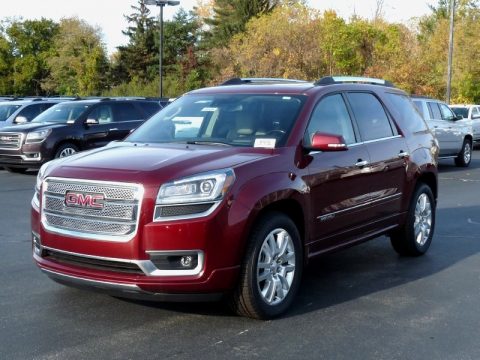 Crimson Red Tintcoat GMC Acadia Denali AWD. Click to enlarge. Crimson Red Tintcoat GMC Acadia Denali AWD. Click to enlarge.