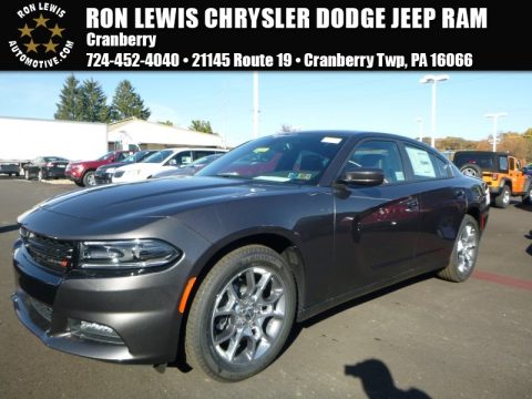 Granite Crystal Metallic Dodge Charger SXT AWD.  Click to enlarge.