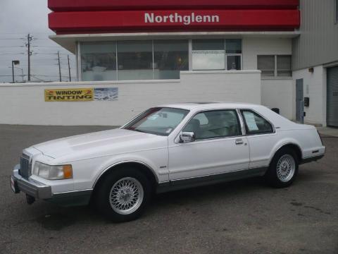 Oxford White Lincoln Mark VII LSC.  Click to enlarge.