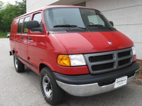 Colorado Red Dodge Ram Van 1500 Cargo.  Click to enlarge.