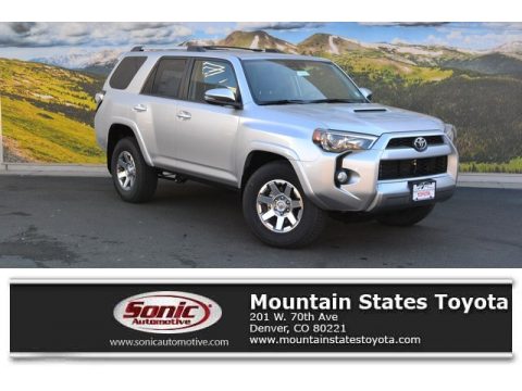 Classic Silver Metallic Toyota 4Runner Trail Premium 4x4.  Click to enlarge.