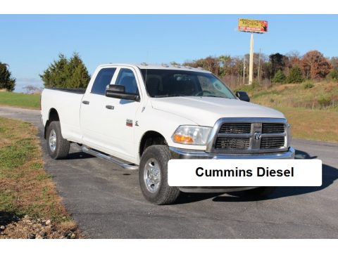 Bright White Dodge Ram 3500 HD ST Crew Cab 4x4.  Click to enlarge.