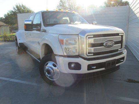 White Platinum Metallic Ford F350 Super Duty Lariat Crew Cab 4x4 DRW. Click to enlarge. White Platinum Metallic Ford F350 Super Duty Lariat Crew Cab 4x4 DRW. Click to enlarge.