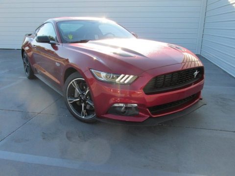 Ruby Red Metallic Ford Mustang GT/CS California Special Coupe.  Click to enlarge.