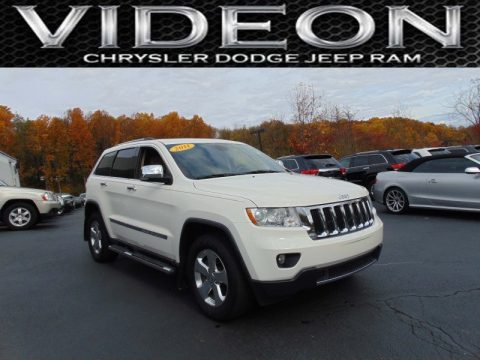 Stone White Jeep Grand Cherokee Limited 4x4.  Click to enlarge.