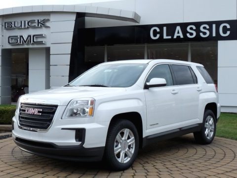 White Frost Tricoat GMC Terrain SLE.  Click to enlarge.