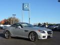 Front 3/4 View of 2016 Mercedes-Benz SLK 55 AMG Roadster #3