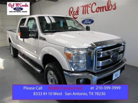 Oxford White Ford F350 Super Duty XLT Crew Cab 4x4.  Click to enlarge.