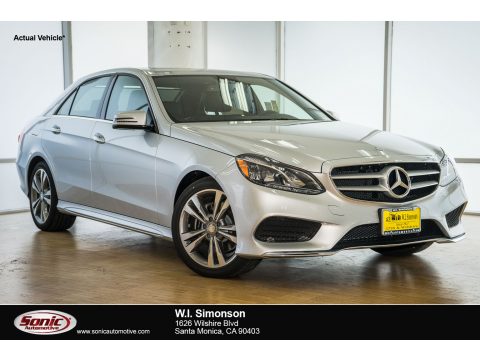 Iridium Silver Metallic Mercedes-Benz E 350 Sedan.  Click to enlarge.