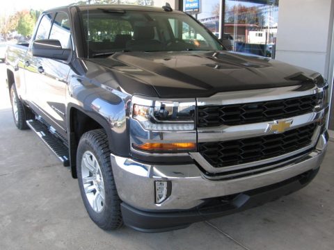 Tungsten Metallic Chevrolet Silverado 1500 LT Double Cab 4x4.  Click to enlarge.