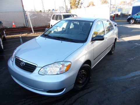 Silver Streak Mica Toyota Corolla LE.  Click to enlarge.