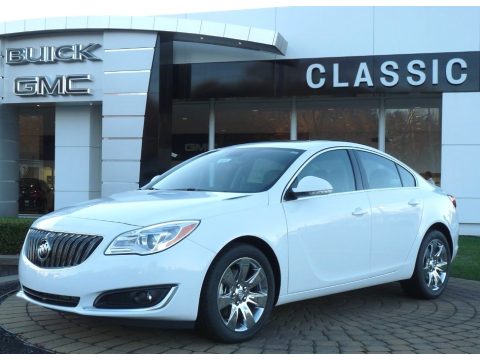 Summit White Buick Regal Premium II Group AWD.  Click to enlarge.
