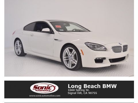 Alpine White BMW 6 Series 650i Coupe.  Click to enlarge.