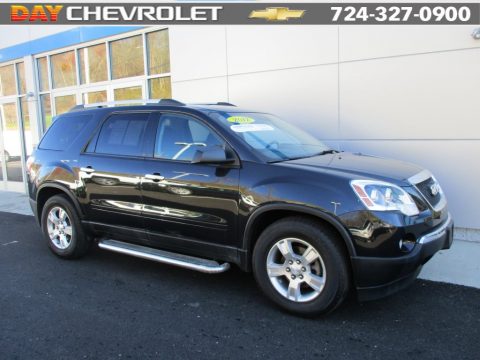 Carbon Black Metallic GMC Acadia SLE AWD.  Click to enlarge.