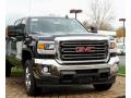 Front 3/4 View of 2015 GMC Sierra 2500HD SLE Crew Cab 4x4 #3