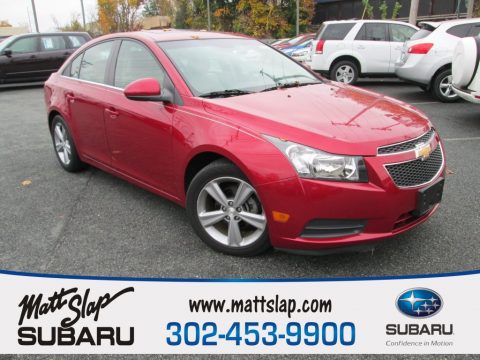 Crystal Red Metallic Chevrolet Cruze LT.  Click to enlarge.