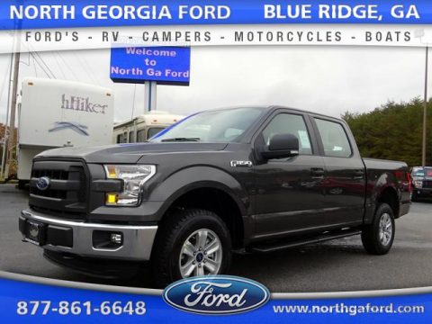 Magnetic Metallic Ford F150 XL SuperCrew 4x4.  Click to enlarge.