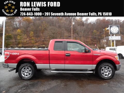 Royal Red Metallic Ford F150 XLT SuperCab 4x4.  Click to enlarge.