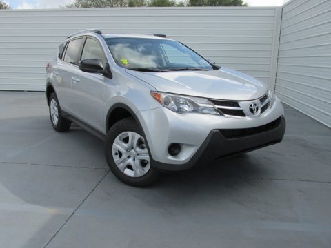 Classic Silver Metallic Toyota RAV4 LE.  Click to enlarge.