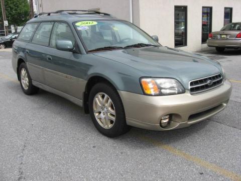 Wintergreen Metallic Subaru Outback Limited Wagon.  Click to enlarge.