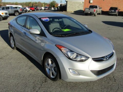 Silver Hyundai Elantra GLS.  Click to enlarge.