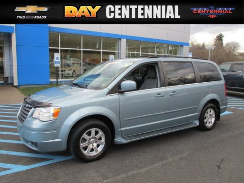 Clearwater Blue Pearlcoat Chrysler Town & Country Touring.  Click to enlarge.