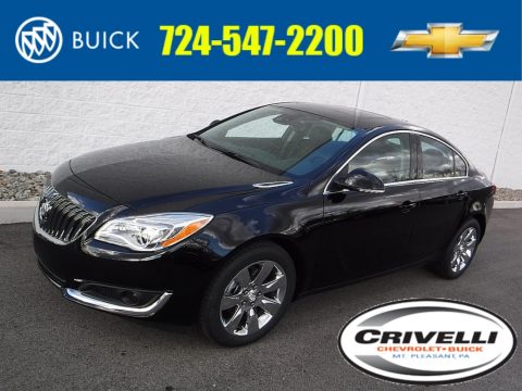 Black Onyx Buick Regal Premium II Group AWD.  Click to enlarge.