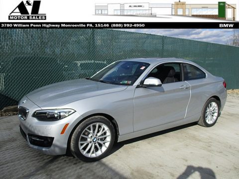 Glacier Silver Metallic BMW 2 Series 228i Coupe.  Click to enlarge.