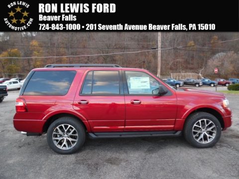 Ruby Red Metallic Ford Expedition XLT 4x4.  Click to enlarge.