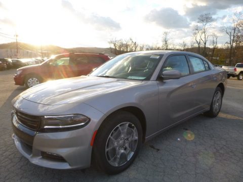 Billet Silver Metallic Dodge Charger SXT AWD.  Click to enlarge.