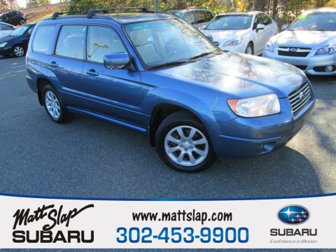 Newport Blue Pearl Subaru Forester 2.5 X.  Click to enlarge.