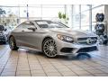 Front 3/4 View of 2016 Mercedes-Benz S 550 4Matic Coupe #12