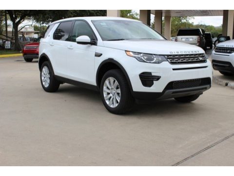 Fuji White Land Rover Discovery Sport SE 4WD.  Click to enlarge.