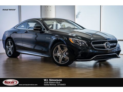 Obsidian Black Metallic Mercedes-Benz S 63 AMG 4Matic Coupe.  Click to enlarge.