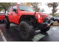 Front 3/4 View of 2015 Jeep Wrangler Unlimited Sport 4x4 #4