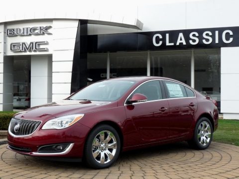 Crimson Red Tintcoat Buick Regal Premium II Group AWD.  Click to enlarge.