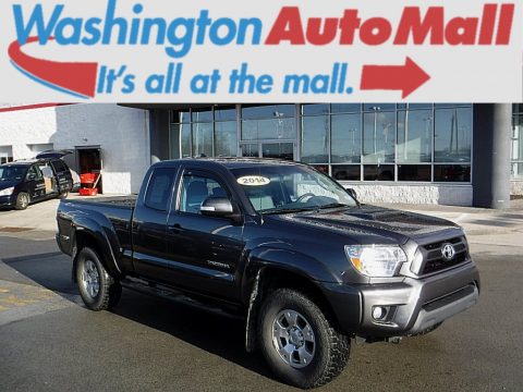 Magnetic Gray Metallic Toyota Tacoma V6 TRD Sport Access Cab 4x4.  Click to enlarge.