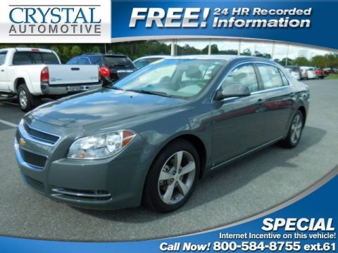 Dark Gray Metallic Chevrolet Malibu LT Sedan.  Click to enlarge.