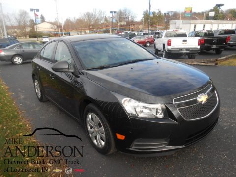 Black Granite Metallic Chevrolet Cruze LS.  Click to enlarge.