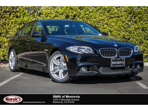 Jet Black BMW 5 Series 535i Sedan.  Click to enlarge.