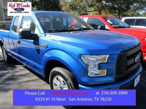 Blue Flame Ford F150 XL SuperCab.  Click to enlarge.