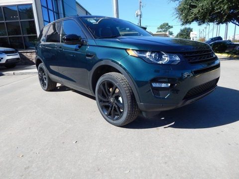 Aintree Green Metallic Land Rover Discovery Sport HSE Luxury 4WD.  Click to enlarge.