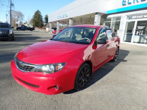 Lightning Red Subaru Impreza 2.5i Sedan.  Click to enlarge.