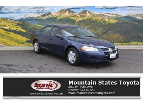 Midnight Blue Pearl Dodge Stratus SXT Sedan.  Click to enlarge.