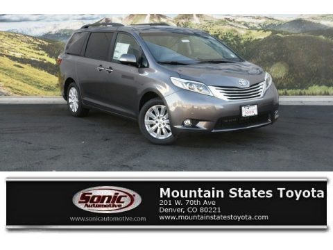Predawn Gray Mica Toyota Sienna Limited AWD.  Click to enlarge.