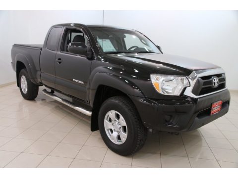 Black Toyota Tacoma Access Cab 4x4.  Click to enlarge.